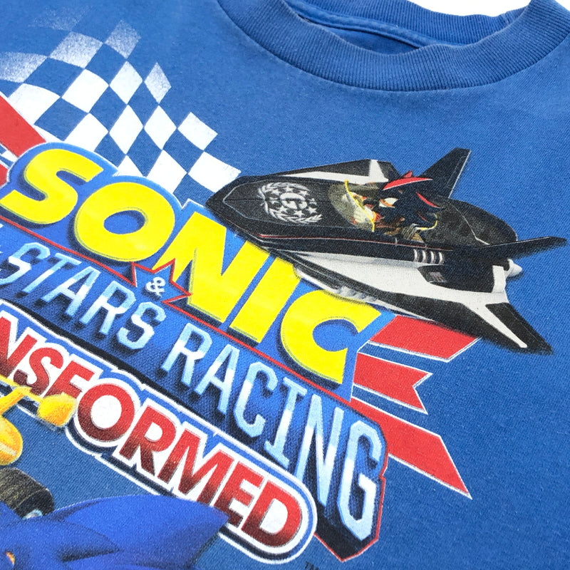 【現状渡し品】【メンズ】 SONIC ソニック PRINT S/S TEE プリント 半袖Tシャツ トップス 146-260810-hn-02-fur サイズ：XL カラー：ブルー 万代Net店
