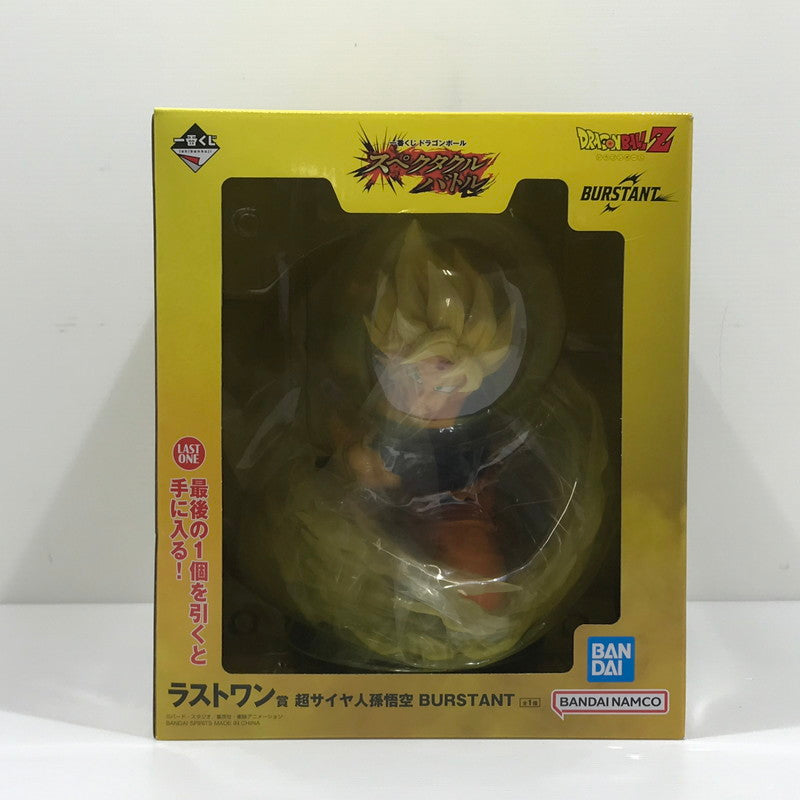 【中古美品】 一番くじ ドラゴンボール スペクタクルバトル ラストワン賞 超サイヤ人孫悟空 BURSTANT 未開封 箱イタミあり 050-260803-ti-07-tag 万代Net店
