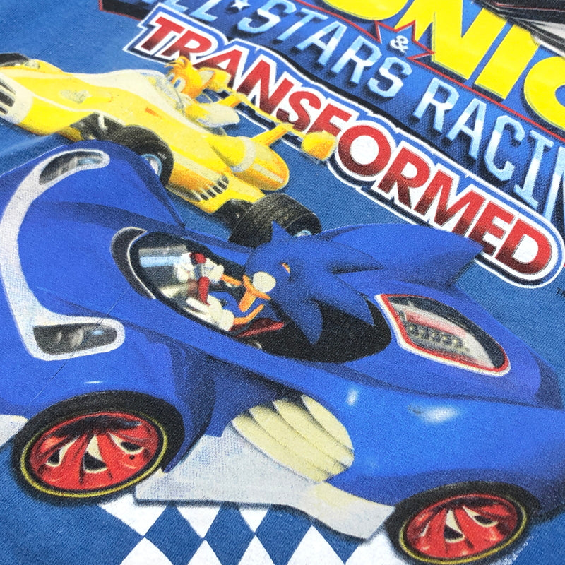 【現状渡し品】【メンズ】 SONIC ソニック PRINT S/S TEE プリント 半袖Tシャツ トップス 146-260810-hn-02-fur サイズ：XL カラー：ブルー 万代Net店