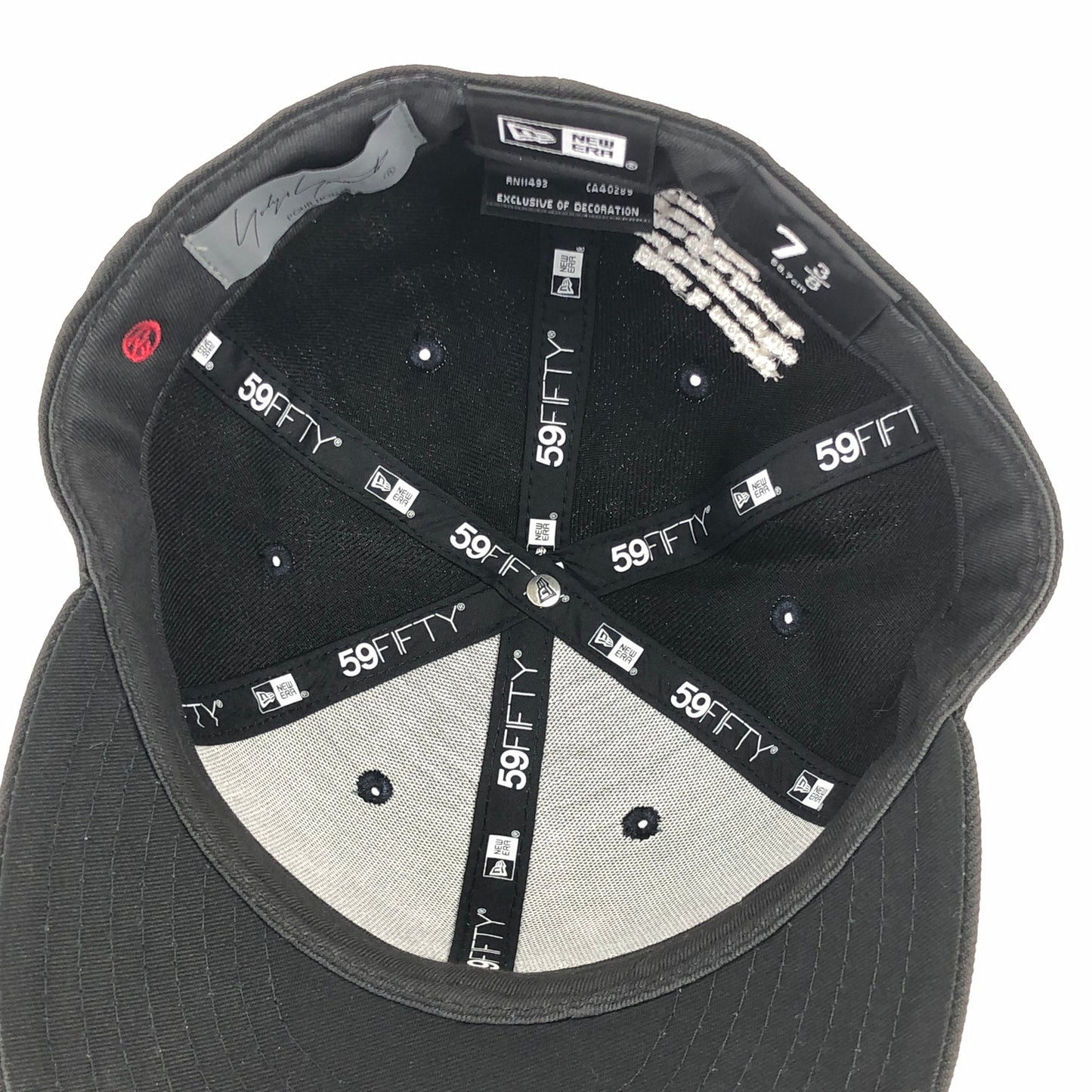 【中古美品】【メンズ/レディース】 NEW ERA ニューエラ YOHJI YAMAMOTO POUR HOMME × NEW ERA/HZ-Ｈ92-976/RP5950 YY REARLOGO HM BLKWHT 140-250122-SY-04-iwa カラー：BLACK 万代Net店