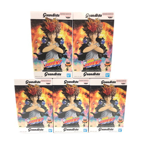 【中古美品】 バンプレスト 家庭教師ヒットマンREBORN! Grandista -TSUNAYOSHI SAWADA- 計5体セット 051-260911-ma-01-fur 万代Net店