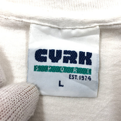 【中古品】【メンズ】 CYRK SPORT サーク スポーツ WOMEN'S SPORTS FOUNDATION S/S TEE USA製 両シングル 半袖Tシャツ トップス 146-260810-hn-04-fur サイズ：L カラー：ホワイト 万代Net店