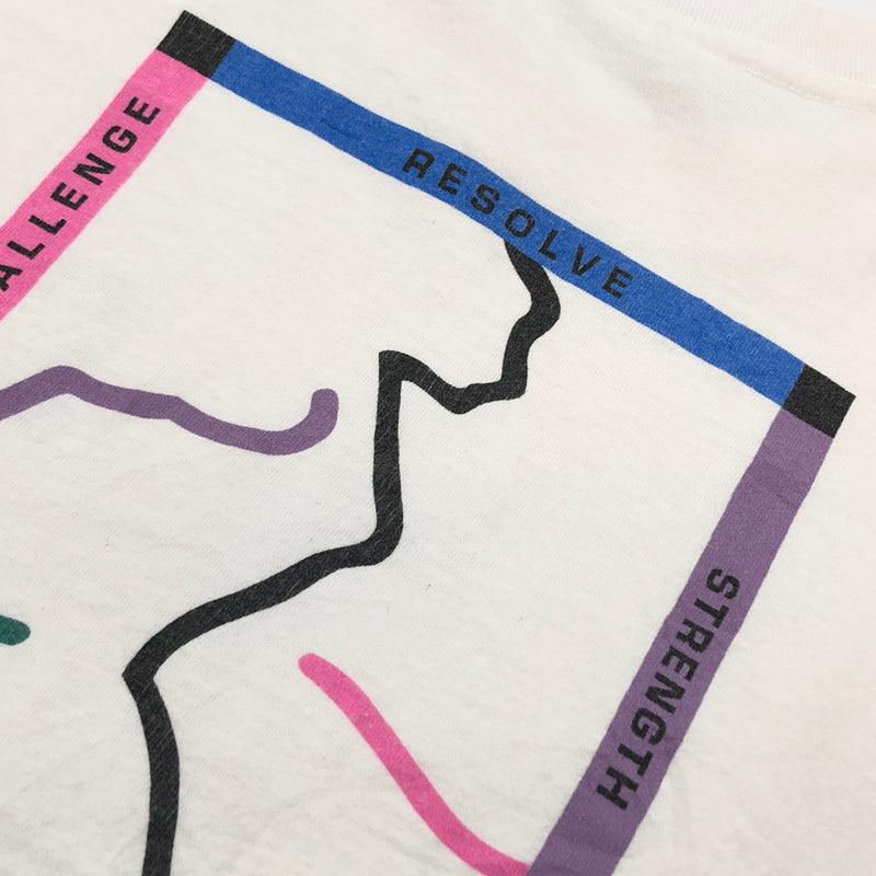 【中古品】【メンズ】 CYRK SPORT サーク スポーツ WOMEN'S SPORTS FOUNDATION S/S TEE USA製 両シングル 半袖Tシャツ トップス 146-260810-hn-04-fur サイズ：L カラー：ホワイト 万代Net店