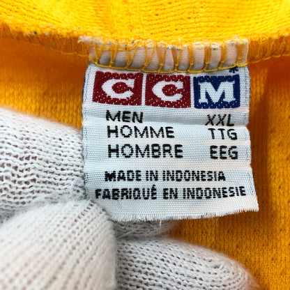 【現状渡し品】【メンズ】 HONEY BAKED HOCKEY ハニーベイクド ホッケー GAME SHIRT ゲームシャツ 七分袖 トップス 146-260810-hn-05-fur サイズ：XXL カラー：イエロー 万代Net店