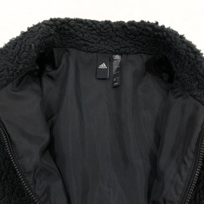 【現状渡し品】【メンズ】 adidas アディダス BOA FLEECE JACKET ED1952 ボアフリースジャケット アウター 148-251214-hn-09-fur サイズ：M カラー：ブラック 万代Net店