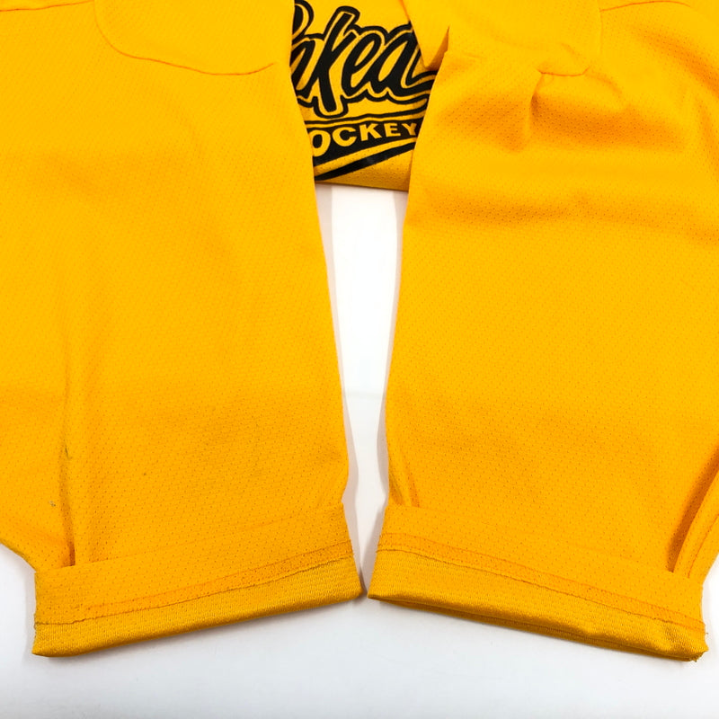 【現状渡し品】【メンズ】 HONEY BAKED HOCKEY ハニーベイクド ホッケー GAME SHIRT ゲームシャツ 七分袖 トップス 146-260810-hn-05-fur サイズ：XXL カラー：イエロー 万代Net店