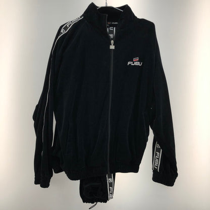 【中古品】【メンズ】 FUBU フブ セットアップ ジャケット&パンツ 170-251012-NS-01-iwa サイズ：L カラー：BLACK 万代Net店