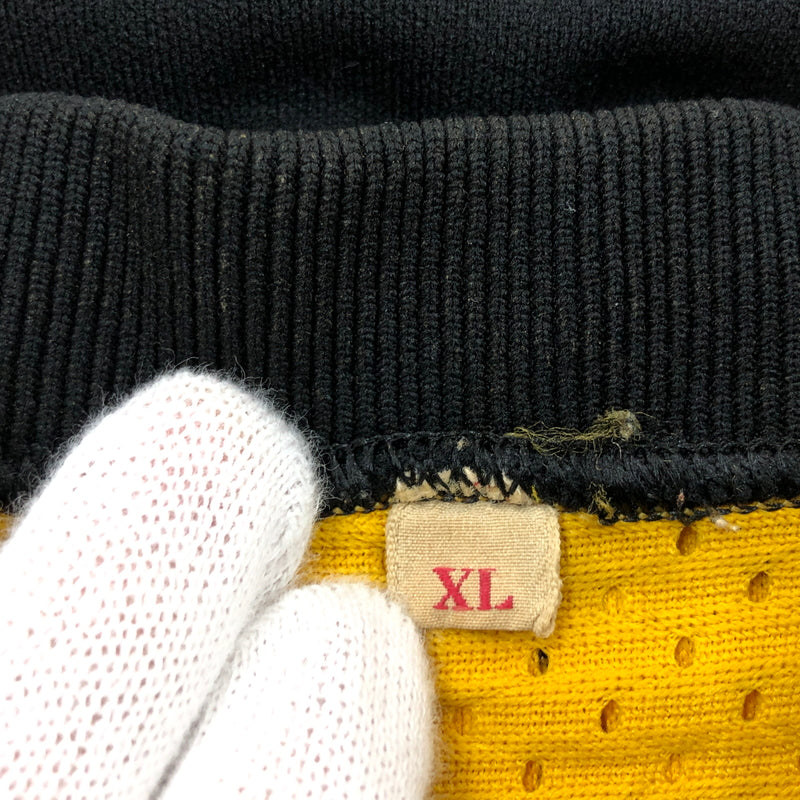 【現状渡し品】【メンズ】 USED ユーズド YELLOW JACKETS HOCKEY SHIRT イエロージャケッツ ホッケーシャツ 長袖シャツ ヴィンテージ トップス 146-260810-hn-06-fur サイズ：XL カラー：イエロー/ブラック 万代Net店