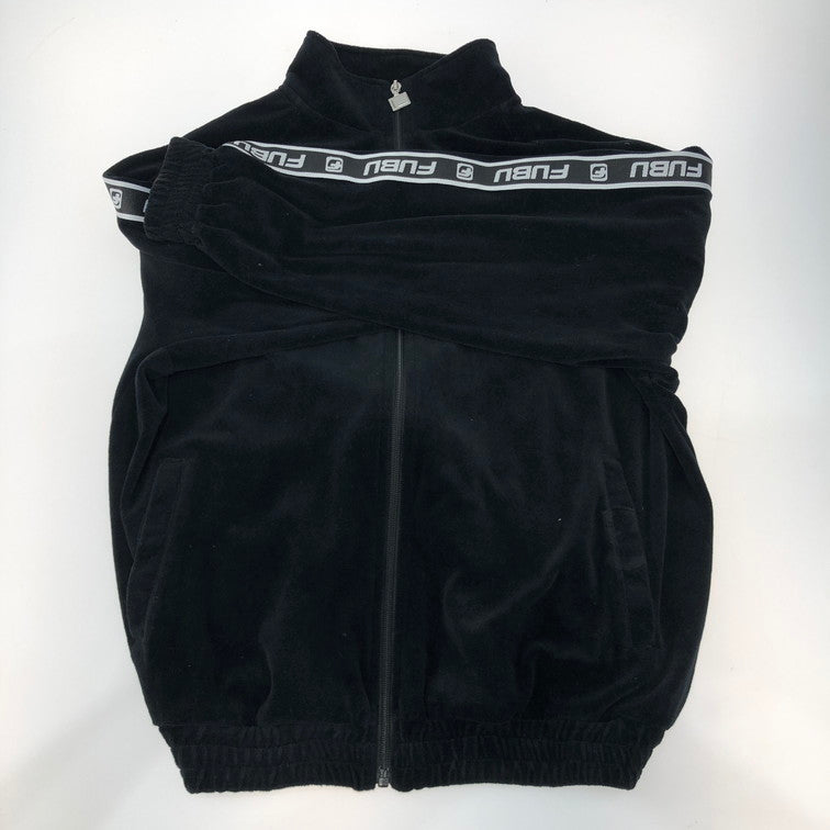 【中古品】【メンズ】 FUBU フブ セットアップ ジャケット&パンツ 170-251012-NS-01-iwa サイズ：L カラー：BLACK 万代Net店