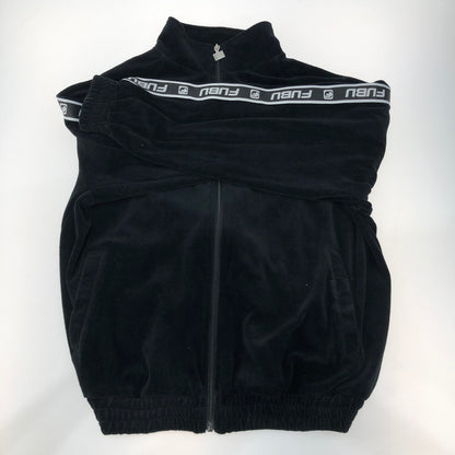 【中古品】【メンズ】 FUBU フブ セットアップ ジャケット&パンツ 170-251012-NS-01-iwa サイズ：L カラー：BLACK 万代Net店
