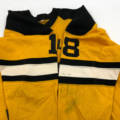 【現状渡し品】【メンズ】 USED ユーズド YELLOW JACKETS HOCKEY SHIRT イエロージャケッツ ホッケーシャツ 長袖シャツ ヴィンテージ トップス 146-260810-hn-06-fur サイズ：XL カラー：イエロー/ブラック 万代Net店