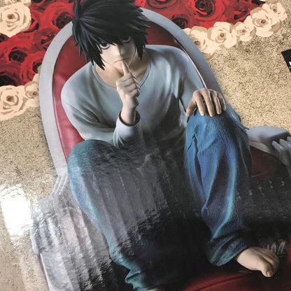 【中古美品】 一番くじ DEATH NOTE ラストワン賞 L フィギュア ラストワンver. 未開封 051-260803-ti-02-tag 万代Net店