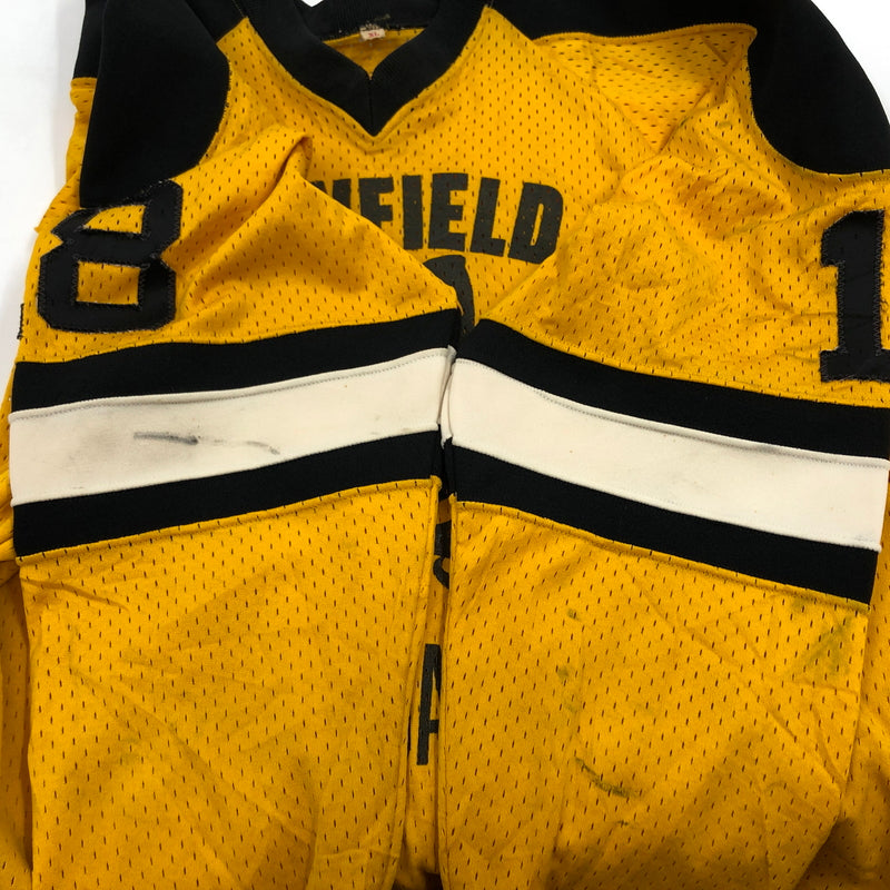【現状渡し品】【メンズ】 USED ユーズド YELLOW JACKETS HOCKEY SHIRT イエロージャケッツ ホッケーシャツ 長袖シャツ ヴィンテージ トップス 146-260810-hn-06-fur サイズ：XL カラー：イエロー/ブラック 万代Net店