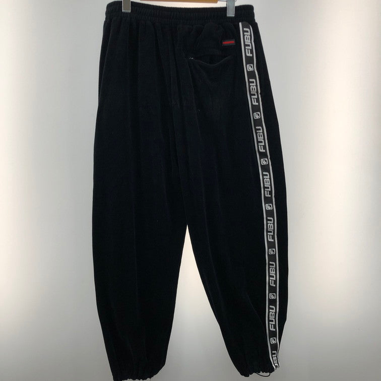 【中古品】【メンズ】 FUBU フブ セットアップ ジャケット&パンツ 170-251012-NS-01-iwa サイズ：L カラー：BLACK 万代Net店