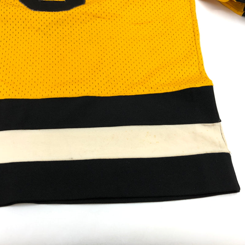 【現状渡し品】【メンズ】 USED ユーズド YELLOW JACKETS HOCKEY SHIRT イエロージャケッツ ホッケーシャツ 長袖シャツ ヴィンテージ トップス 146-260810-hn-06-fur サイズ：XL カラー：イエロー/ブラック 万代Net店