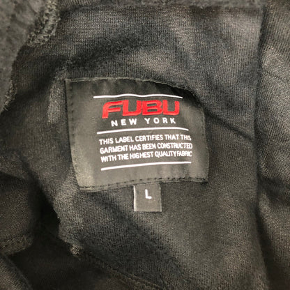 【中古品】【メンズ】 FUBU フブ セットアップ ジャケット&パンツ 170-251012-NS-01-iwa サイズ：L カラー：BLACK 万代Net店