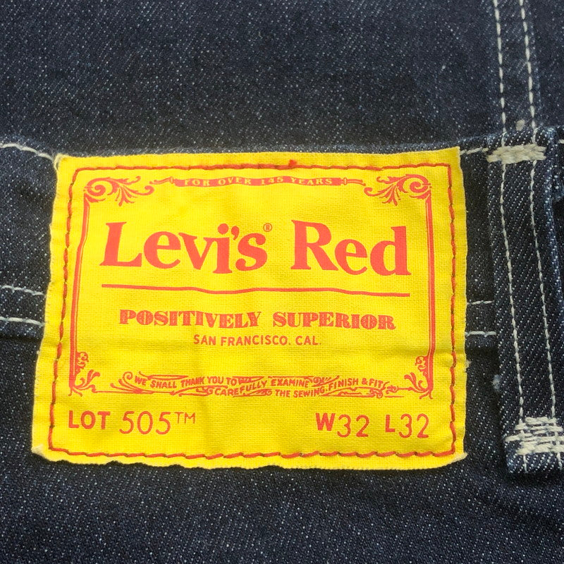 【中古品】【メンズ】 Levi's RED リーバイスレッド PC9-A0135-0000 505 デニムパンツ ボトムス 147-250206-hn-04-fur サイズ：W32 L32 カラー：インディゴ 万代Net店