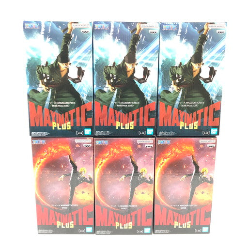 【未使用品】 BANDAI ワンピース ゾロ サンジ フィギュア MAXIMATIC PLUS ６体セット 048-260912-ma-02-fur 万代Net店