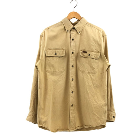 【現状渡し品】【メンズ】 Carhartt カーハート 長袖シャツ カジュアルシャツ トップス 146-251215-hn-01-fur サイズ：M カラー：ベージュ系 万代Net店