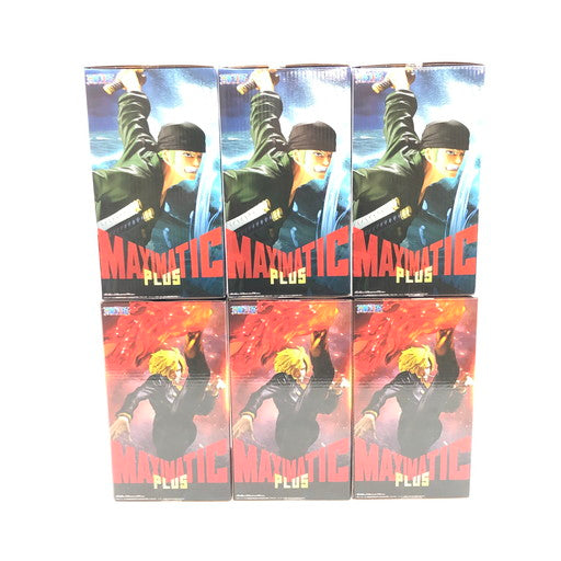 【未使用品】 BANDAI ワンピース ゾロ サンジ フィギュア MAXIMATIC PLUS ６体セット 048-260912-ma-02-fur 万代Net店