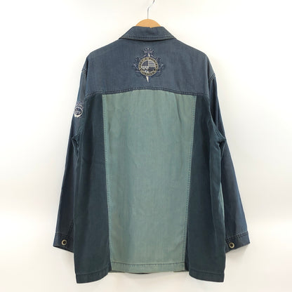 【中古品】【メンズ】 LANCEL ランセル DOCKING WORK JACKET ドッキング ワークジャケット アウター 146-260810-hn-08-fur サイズ：M カラー：インディゴ 万代Net店