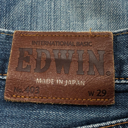 【現状渡し品】【メンズ】 EDWIN エドウィン NO.403 デニムパンツ ボトムス 156-250206-hn-05-fur サイズ：W29 カラー：インディゴ 万代Net店