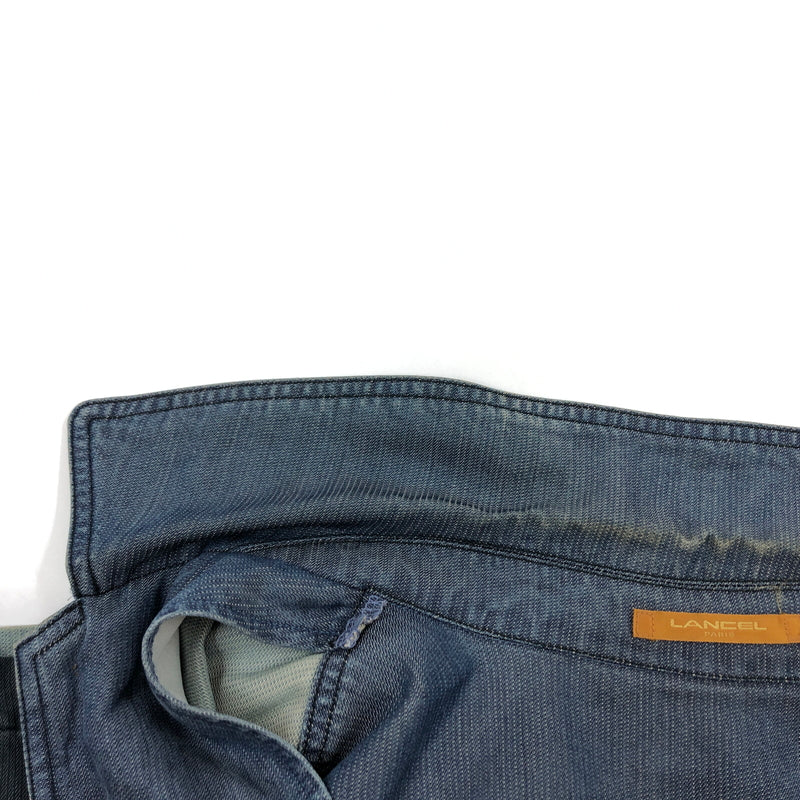 【中古品】【メンズ】 LANCEL ランセル DOCKING WORK JACKET ドッキング ワークジャケット アウター 146-260810-hn-08-fur サイズ：M カラー：インディゴ 万代Net店