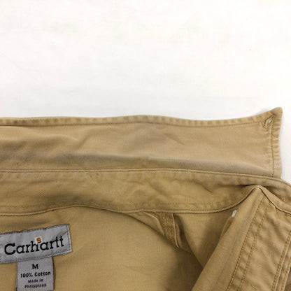 【現状渡し品】【メンズ】 Carhartt カーハート 長袖シャツ カジュアルシャツ トップス 146-251215-hn-01-fur サイズ：M カラー：ベージュ系 万代Net店