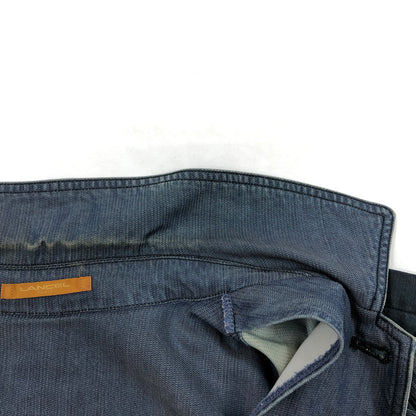 【中古品】【メンズ】 LANCEL ランセル DOCKING WORK JACKET ドッキング ワークジャケット アウター 146-260810-hn-08-fur サイズ：M カラー：インディゴ 万代Net店