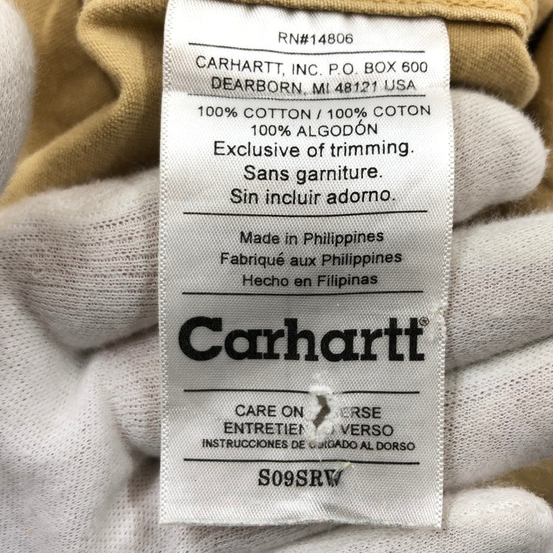 【現状渡し品】【メンズ】 Carhartt カーハート 長袖シャツ カジュアルシャツ トップス 146-251215-hn-01-fur サイズ：M カラー：ベージュ系 万代Net店