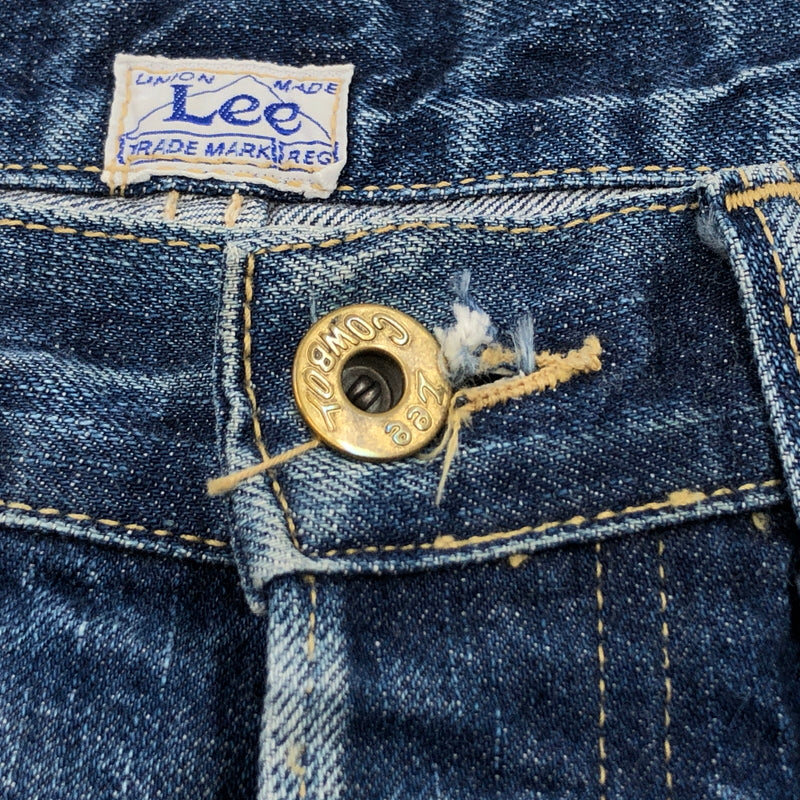 【中古品】【メンズ】 LEE リー × WAREHOUSE ウエアハウス 101B COWBOY DENIM PANTS 95988 ハウスマークタグ カウボーイ デニムパンツ ボトムス 156-260810-hn-09-fur サイズ：32 カラー：インディゴ 万代Net店