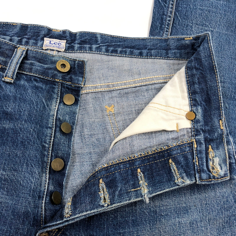 【中古品】【メンズ】 LEE リー × WAREHOUSE ウエアハウス 101B COWBOY DENIM PANTS 95988 ハウスマークタグ カウボーイ デニムパンツ ボトムス 156-260810-hn-09-fur サイズ：32 カラー：インディゴ 万代Net店