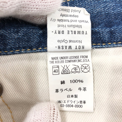 【中古品】【メンズ】 LEE リー × WAREHOUSE ウエアハウス 101B COWBOY DENIM PANTS 95988 ハウスマークタグ カウボーイ デニムパンツ ボトムス 156-260810-hn-09-fur サイズ：32 カラー：インディゴ 万代Net店