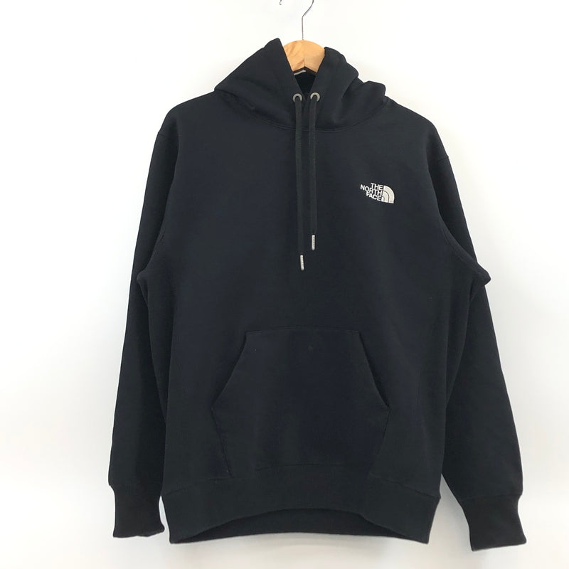 【中古品】【メンズ/レディース】 THE NORTH FACE ザ・ノースフェイス SQUARE LOGO HOODIE NT62338 スクエアロゴ フーディ パーカー スウェット トップス 144-260810-hn-10-fur サイズ：M カラー：ブラック 万代Net店