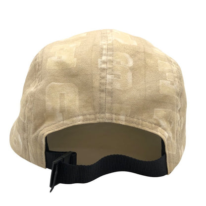【中古品】【メンズ/レディース】 Supreme シュプリーム 20AW BLOCKS CAMP CAP ブロックス キャンプ キャップ 帽子 185-260302-hn-01-fur サイズ：フリー カラー：ベージュ系 万代Net店