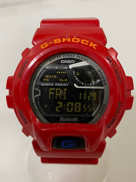 【現状渡し品】【メンズ】 CASIO カシオ G-SHOCK ジーショック Gショック デジタル クォーツ腕時計 GB-6900-4JF メンズ ウォッチ 196-241129-em-04-min カラー：レッド 万代Net店