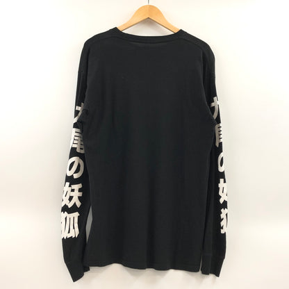 【中古品】【メンズ】 NARUTO SHIPPUDEN -ナルト- 疾風伝 c2002 "NINE TAILS" L/S PRINT TEE プリント 長袖Tシャツ トップス 146-260812-hn-01-fur サイズ：M カラー：ブラック 万代Net店