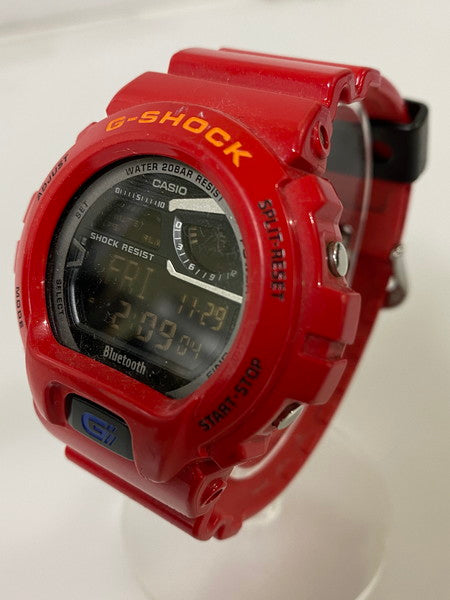 【現状渡し品】【メンズ】 CASIO カシオ G-SHOCK ジーショック Gショック デジタル クォーツ腕時計 GB-6900-4JF メンズ ウォッチ 196-241129-em-04-min カラー：レッド 万代Net店