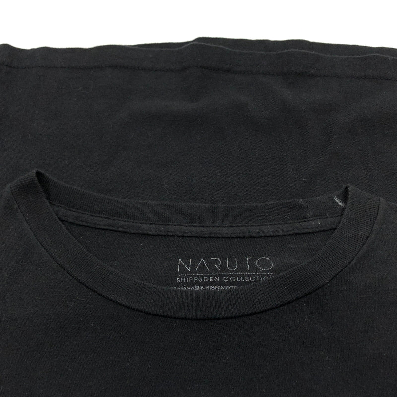 【中古品】【メンズ】 NARUTO SHIPPUDEN -ナルト- 疾風伝 c2002 "NINE TAILS" L/S PRINT TEE プリント 長袖Tシャツ トップス 146-260812-hn-01-fur サイズ：M カラー：ブラック 万代Net店