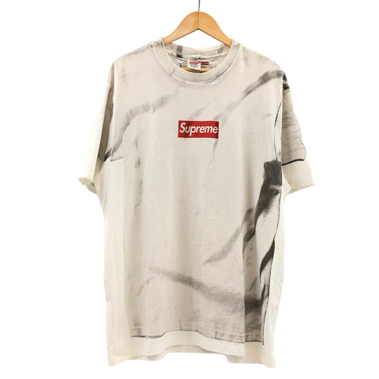 【中古品】【メンズ】 SUPREME シュプリーム x MM6 MAISON MARGIELA メゾンマルジェラ ボックスロゴ 半袖Tシャツ トップス 149-260525-hn-02-fur サイズ：M カラー：ホワイト/グレー系 万代Net店