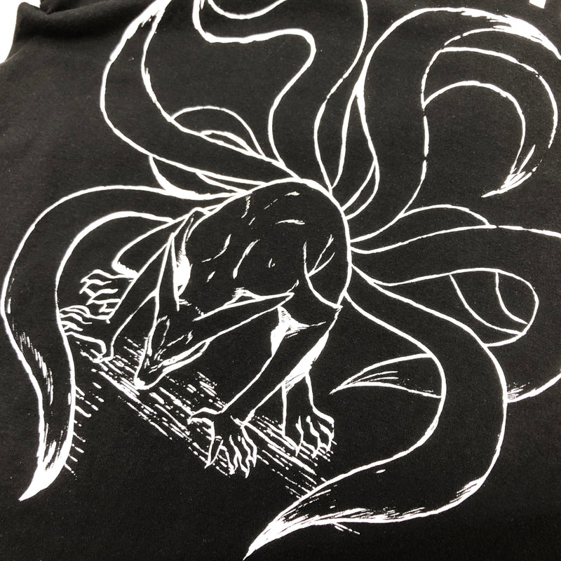 【中古品】【メンズ】 NARUTO SHIPPUDEN -ナルト- 疾風伝 c2002 "NINE TAILS" L/S PRINT TEE プリント 長袖Tシャツ トップス 146-260812-hn-01-fur サイズ：M カラー：ブラック 万代Net店