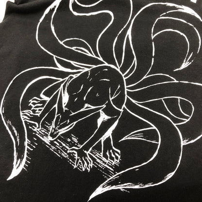 【中古品】【メンズ】 NARUTO SHIPPUDEN -ナルト- 疾風伝 c2002 "NINE TAILS" L/S PRINT TEE プリント 長袖Tシャツ トップス 146-260812-hn-01-fur サイズ：M カラー：ブラック 万代Net店