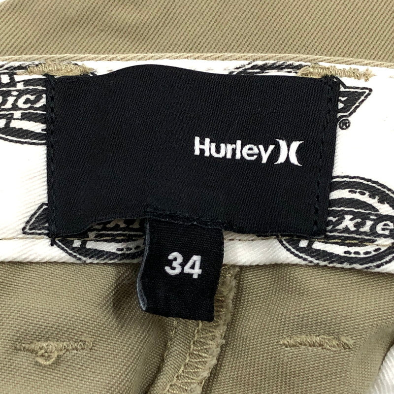 【中古品】【メンズ】 Dickies ディッキーズ × Hurley ハーレー WORK PANTS ワークパンツ ボトムス 158-260302-hn-02-fur サイズ：34 カラー：ベージュ系 万代Net店