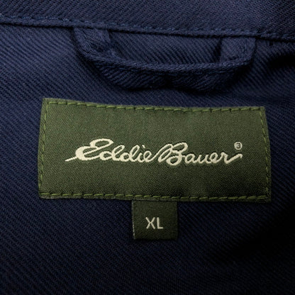 【中古品】【メンズ】 Eddie Bauer エディー・バウアー ステンカラーコート アウター 144-251215-hn-03-fur サイズ：XL カラー：ネイビー 万代Net店