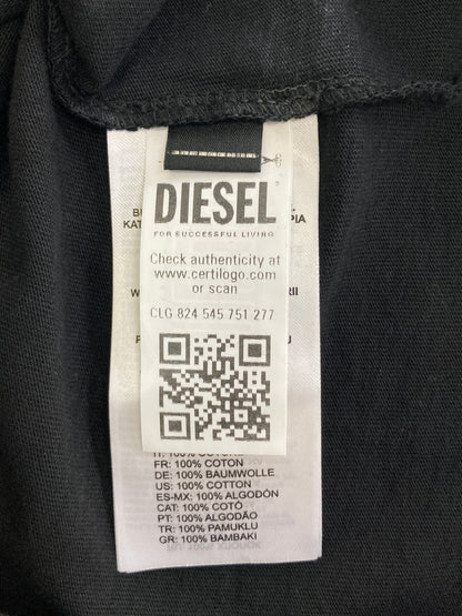【中古品】【レディース】 DIESEL ディーゼル A16839 UNCUTIE-LONG SS TEE 半袖Tシャツ ショートスリーブ 168-260913-YS-08-hon サイズ：S カラー：ブラック 万代Net店