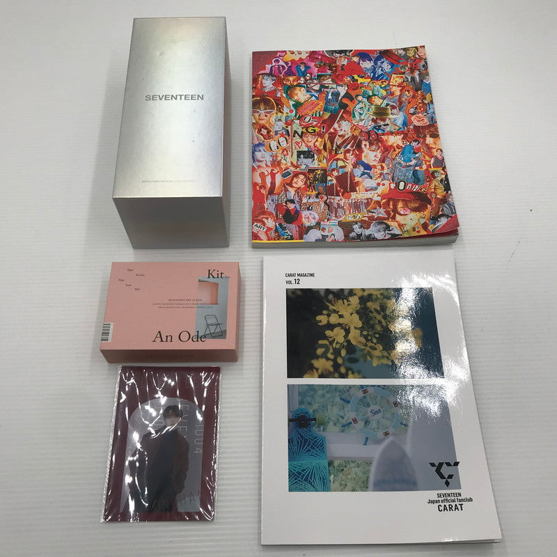 【中古品】 まとめ売り SEVENTEEN グッズ セット OFFICIAL LIGHT STICK VER.2(ペンライト) マガジン 『An Ode』Kit Ver.等 開封済み 084-260804-ti-03-tag 万代Net店
