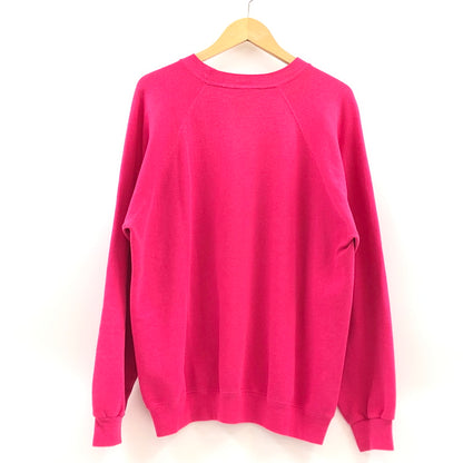 【中古品】【メンズ】 HANES ヘインズ 80S EAGLE PRINT CREW SWEAT SHIRT イーグルプリント クルーネック スウェットシャツ トレーナー トップス 146-260812-hn-03-fur サイズ：L カラー：ピンク 万代Net店