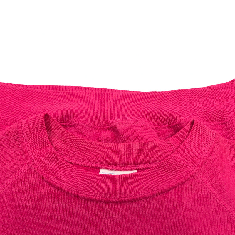 【中古品】【メンズ】 HANES ヘインズ 80S EAGLE PRINT CREW SWEAT SHIRT イーグルプリント クルーネック スウェットシャツ トレーナー トップス 146-260812-hn-03-fur サイズ：L カラー：ピンク 万代Net店