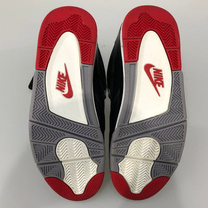 【中古美品】【メンズ/レディース】 NIKE ナイキ FV5029-006 AIR JORDAN 4 RETRO BLACK FIRE RED-CEMENT GREY 160-251014-SY-02-iwa 万代Net店
