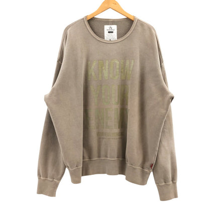 【中古品】【メンズ】 VIRGO WEAR WORKS INC ヴァルゴウェアワークス スウェット トレーナー 長袖 トップス 142-260302-hn-03-fur サイズ：2 カラー：グレージュ系 万代Net店